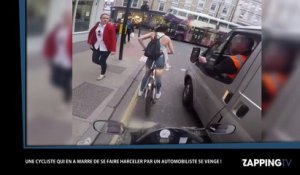 Une cycliste harcelée par un automobiliste se venge d'une manière étonnante (vidéo)
