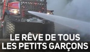 Voici le camion de pompiers digne de Transformers