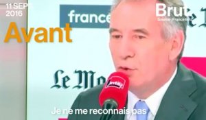 François Bayrou avant / après