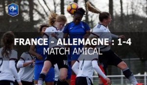 U17 Féminine : France-Allemagne (1-4), le résumé