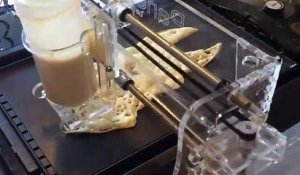 Pancakebot, l'étonnante machine qui imprime des pancake personnalisés