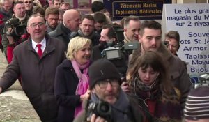 Marine Le Pen au Mont-Saint-Michel