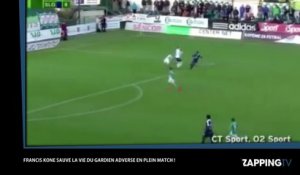 Football : Un joueur sauve la vie du gardien adverse en plein match (Vidéo)
