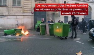 Mobilisation contre les violences policières : lycéens et forces de l'ordre s'affrontent de nouveau Paris