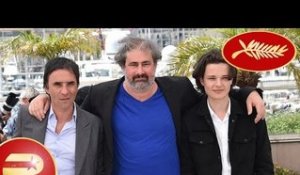 Cannes 2015 - Samuel Benchetrit, Gustave Kervern et Jules Benchetrit au photocall du film Asphalte