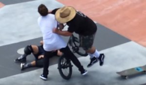 Il attaque un jeune en BMX qui venait de faire tomber son fils accidentellement