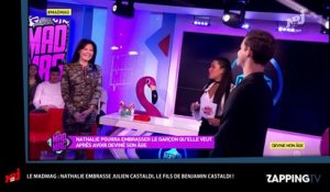 Mad Mag : Nathalie des Anges sous le charme de Julien Castaldi ? Elle l’embrasse en direct (vidéo)