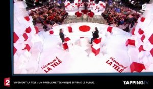 Jean-Luc Reichmann évite la chute, problèmes techniques sur le plateau de Vivement la télé (Vidéo)