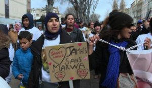 Marseille : manifestation de soutien aux proches de Marwa