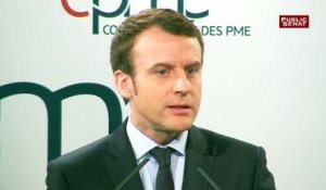 Macron devant la CPME, "c'était une erreur d'imposer les 35h dans toutes les entreprises"