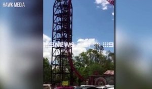 Bloqués dans un manège du parc d'attractions Dreamworld.... Sale journée