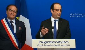 Discours à l'occasion de l'inauguration de la Vitrytech et de la médiathèque François MITTERRAND