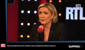 Marine Le Pen agacée par une journaliste après une question sur les médias (vidéo)