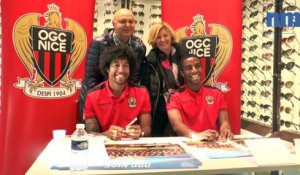 OGC Nice : Dante et Ricardo en dédicaces avec leurs supporters