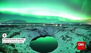 Islande : des aurores boréales illuminent le ciel