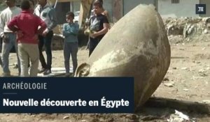 Égypte : découverte d’une probable statue de Ramsès II dans la banlieue du Caire