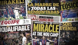 La folle revue de presse du mythique Barça - PSG !