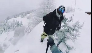Ski, Jules Bonnaire en bon opportuniste dans la poudreuse aux Arcs