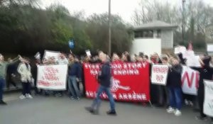 La manifestation anti-Wenger à Arsenal