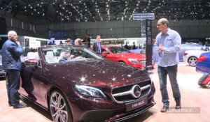 Mercedes Classe E Cabriolet : sexy - En direct du salon de Genève 2017