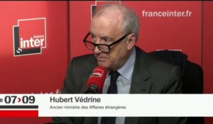 Hubert Védrine répond aux questions des auditeurs de France Inter
