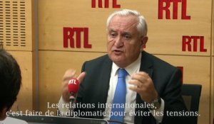 "Les conflits sont nombreux dans le monde et la France est absente", déclare Jean-Pierre Raffarin