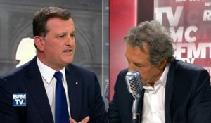 Echange musclé entre Louis Aliot et Jean-Jacques Bourdin sur le temps de parole du FN sur BFMTV