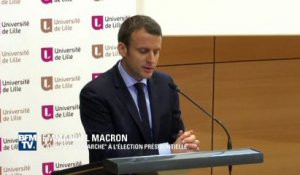 Emmanuel Macron: "Je veux réformer le conseil supérieur de la magistrature"