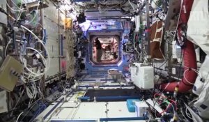 VIDÉO - Thomas Pesquet donne un cours de sport dans l'espace