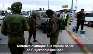 Tentative d'attaque à la voiture bélier en Cisjordanie occupée