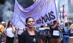 Mobilisation à Sao Paulo contre la réforme des retraites