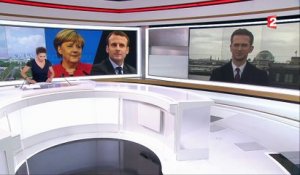 Berlin : Emmanuel Macron reçu cet après-midi par Angela Merkel