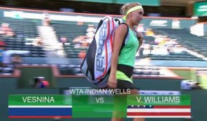 Indian Wells - Vesnina écarte Venus Williams pour retrouver Mladenovic