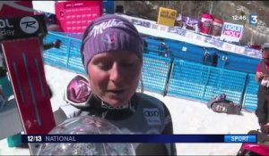 Ski : la Française Tessa Worley remporte la Coupe du monde de slalom géant