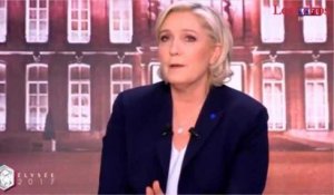 Le Pen se défend d’être la « candidate du Front National » et attaque Macron