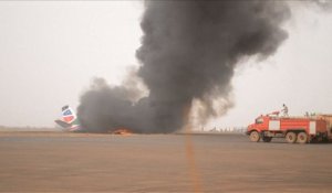 Soudan du Sud: Un avion de ligne s'écrase, au moins 14 blessés