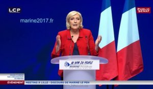Marine Le Pen défend "l'Etat patriote"
