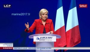 Marine Le Pen : « Le choix que nous avons à faire est un choix de civilisation »