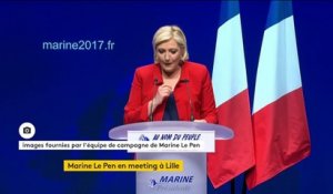 Pour Marine Le Pen, Emmanuel Macron est "le Jean-Claude Van Damme de la politique"