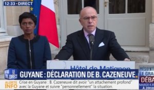 Cazeneuve annonce l'envoi d'une mission interministérielle en Guyane
