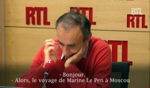 Éric Zemmour : "La rencontre Poutine-Le Pen avait tout d'un adoubement"