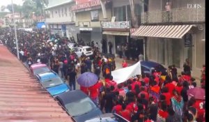Grandes marches de contestation en Guyane