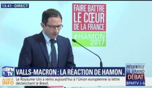 "La démocratie a pris un grand coup de plus", rétorque Benoît Hamon à Manuel Valls