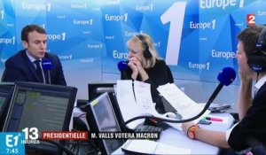 Présidentielle : Manuel Valls votera pour Macron