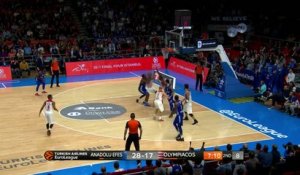 Basket - Euroligue : L'Efes Istanbul domine l'Olympiacos à domicile