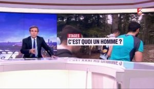 JT France 2 : le lancement du reportage sur le stage de "masculinité"
