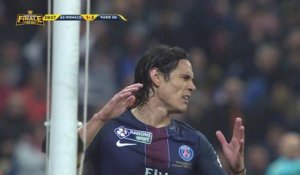 Finale Coupe de la Ligue - Monaco/PSG - L'incroyable raté de Cavani devant les buts vides...