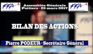 22 - FFA - AG2017 Poitiers - ATELIERS - BILAN DES ACTIONS