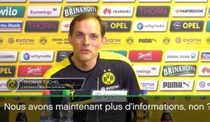 Dortmund - Tuchel ne se sent pas concerné par la polémique Aubameyang