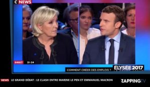 Le Grand Débat : le clash entre Marine Lepen et Emmanuel Macron (vidéo)